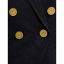 Double-Breasted Denim Blazer Balmain