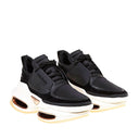 Leather And Fabric Sneakers Balmain