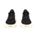 Leather And Fabric Sneakers Balmain