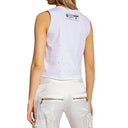 Printed Cotton Cropped T-Shirt Balmain