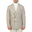 Double-Breasted Wool Jacket Brunello Cucinelli