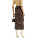 Leather Skirt Brunello Cucinelli