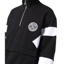 Circle Logo Cotton Sweatshirt Balmain