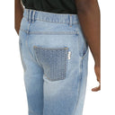 Cropped Straight Jeans Balmain