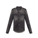 Cotton Denim Shirt Balmain