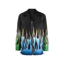 Flame Print Reversible Jacket Kenzo