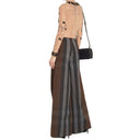 Checked Wide Leg Canvas Pants Burberry