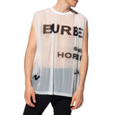 Horseferry Print Mesh Tank Top Burberry