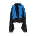 Faux Fur Trimmed Cape Jacket Maison Margiela