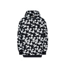 Hooded Printed Dogs Sweatshirt Celine