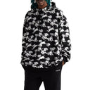 Hooded Printed Dogs Sweatshirt Celine