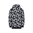 Hooded Printed Dogs Sweatshirt Celine