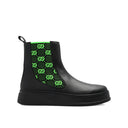 GG Leather Boots Gucci