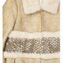 Crystal Embellished Coat Dsquared²