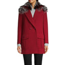 Fur Collar Wool Coat Fendi