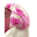 Fur Collar Cashmere Cape Jacket Fendi