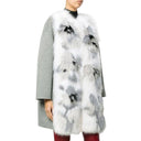Fur Trim Cashmere Coat Fendi