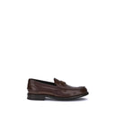 Triangular plaque Loafers Prada