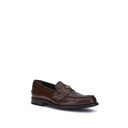 Triangular plaque Loafers Prada