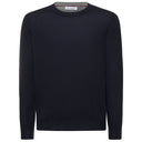 Blue Cashmere Men Sweater Brunello Cucinelli