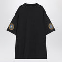 Balenciaga Faded black dry fleece Uniform Merch T-shirt