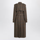 Saint Laurent Double-breasted coat in Prince of Wales wool