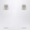 Balenciaga Nano XS silver Stud Earrings