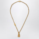 Balenciaga Nano necklace in gold brass