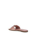 Patent leathe VLogo slide Sandals