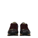 Green Leather Athletic Sneakers