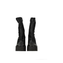 Black Leather Ankle Boots