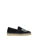 Black Fabric Espadrilles