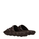 Brown Cotton Slippers Sandals