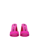 Pink Satin Platforms
