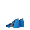 Light Blue Satin Platforms