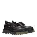 Black Leather Slip-On Loafers