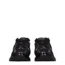 Black Fabric Athletic Sneakers