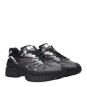 Black Fabric Athletic Sneakers