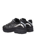 Black Fabric Athletic Sneakers