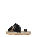 Black Leather Sandal