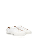 White Leather Low Tops