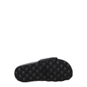 Black Leather Slippers Sandals