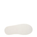 White Fabric Platform Sneakers