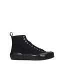 Black Fabric High Tops