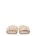Pink Leather Slippers Sandals