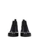 Black Fabric High Tops