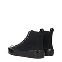 Black Fabric High Tops