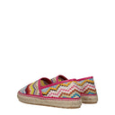 Multicolor Fabric Espadrilles
