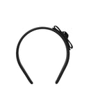 Black Leather Hair Accessory