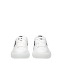 White Leather Low Tops
